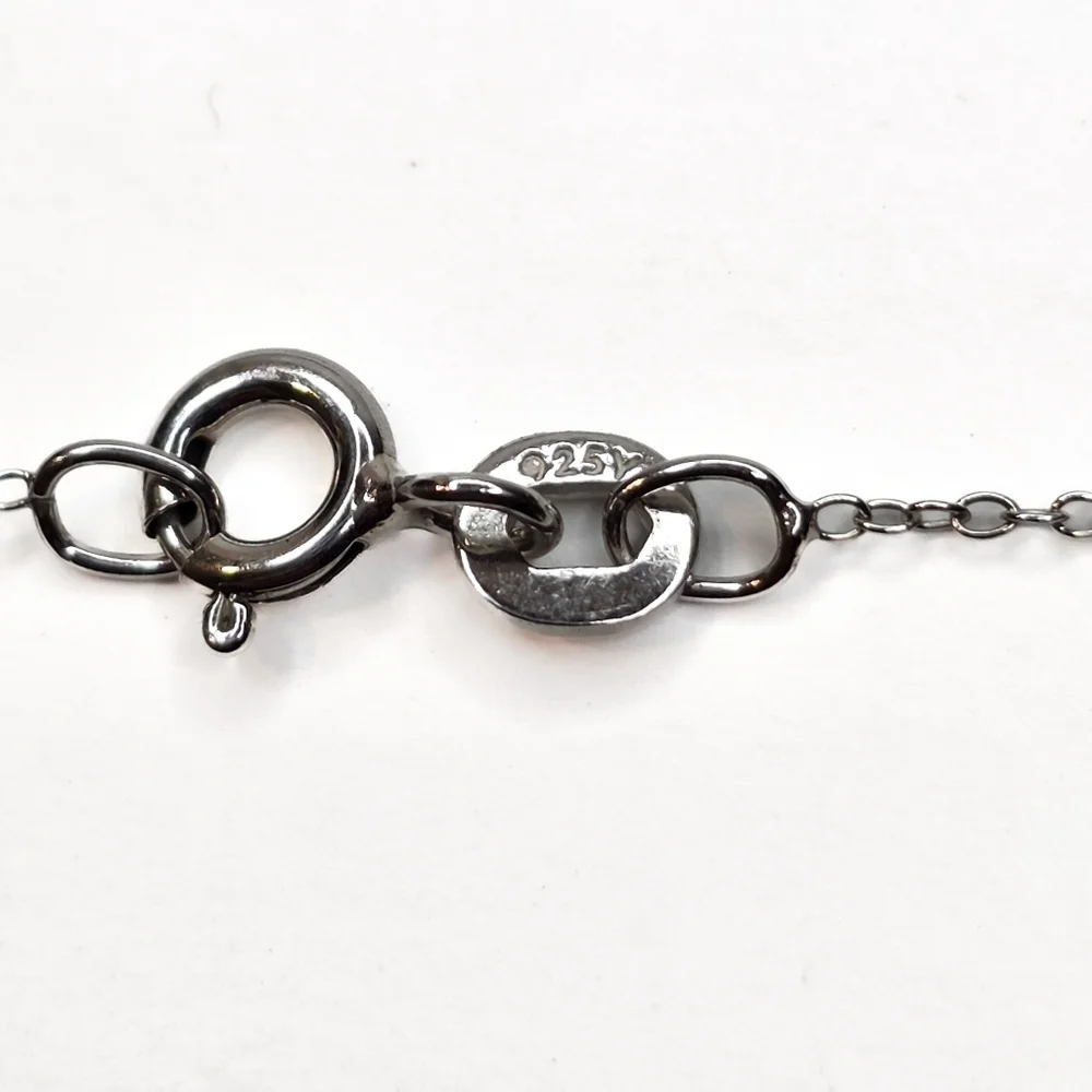 4.42ct Moissanite Stone Pendant With Rhodium Over 925 Sterling Silver Necklace - Picture 5 of 6